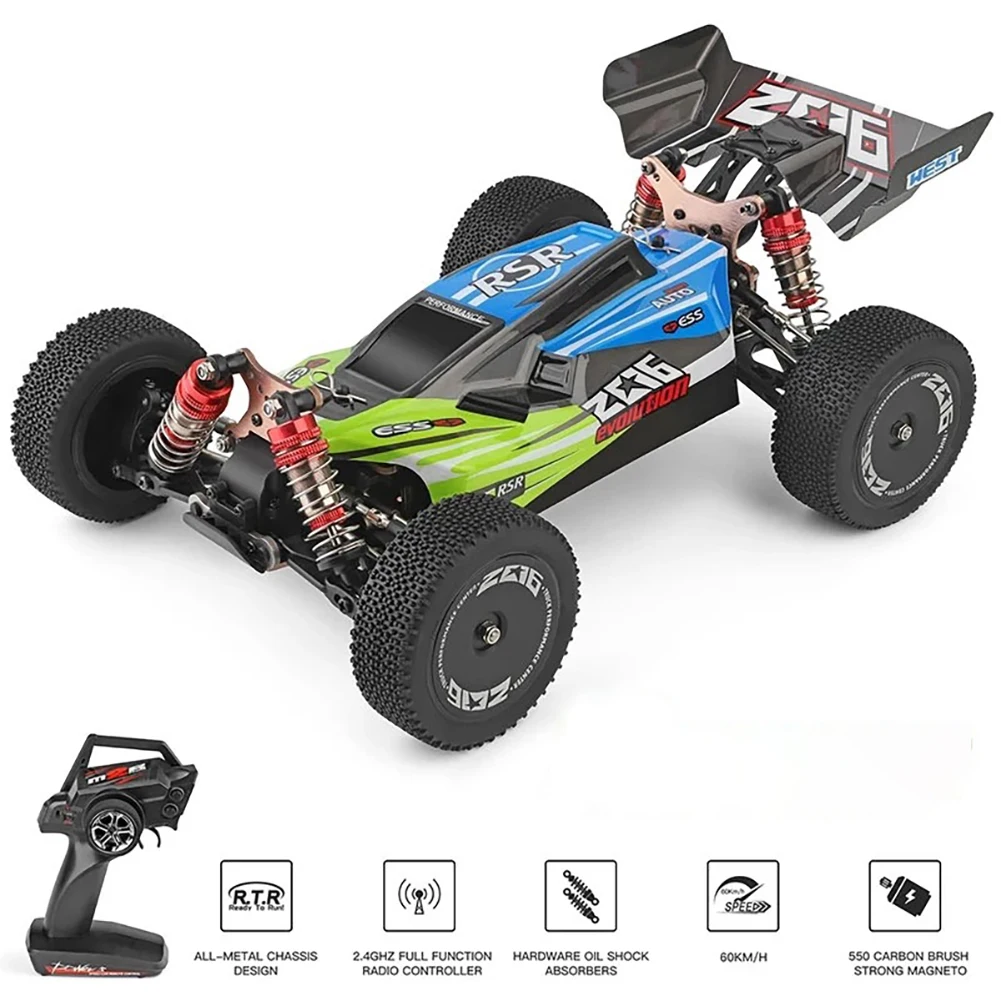 

WLtoys 144001 1:14 2.4G RC Racing Drift Car High Speed 65Km/H Shock Absorption Off-Road Vehicle For Xmas Gifts