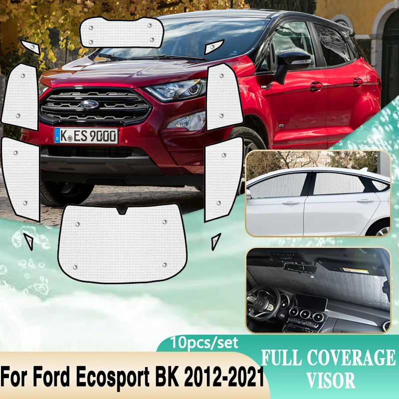 Full Coverages Sunshades For Ford Ecosport Accessories B515 2012~ Windshield Window Car Sun Protection Visor