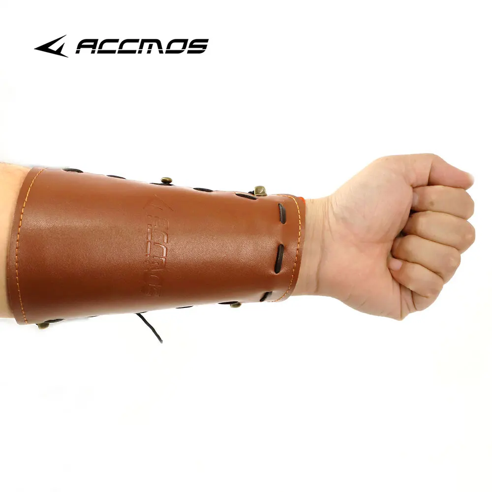 Bracelet De Protection D'avant-bras Tir à L'arc – Cuir De Vache – Traditionnel