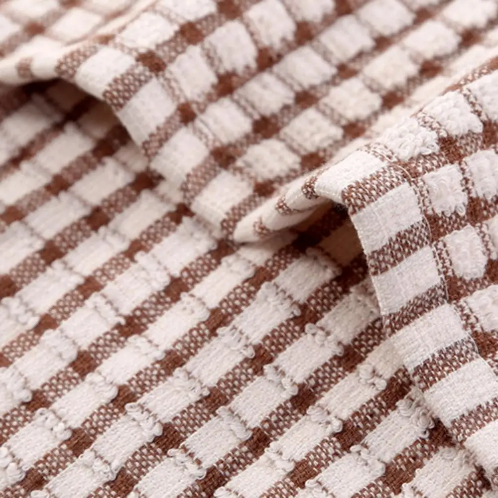 40*27cm Tea Towel Plaid Table Dishcloth Cotton Cleaning Cotton Soft Coral Fleece Microfiber Rag Pan Pot Dish Wipe Cloth Kitchen