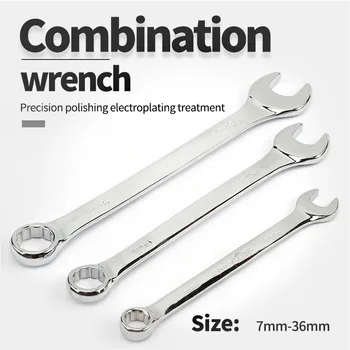 Metric Open-End Ring Combination Wrench 1