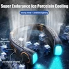 2024 New Portable Hanging Neck Fan USB Rechargeable Mute Cold Air Bladeless Neck ventilador Mini Electric fan camping Air Cooler 1