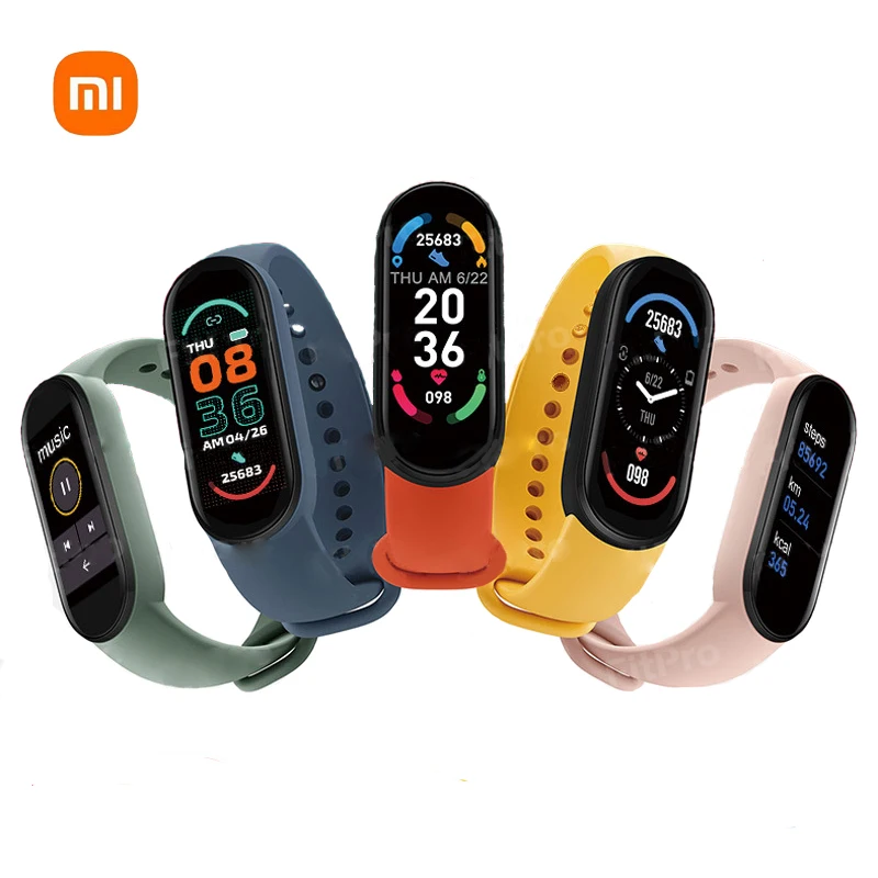 Смарт-браслет XiaoMi M6 фитнес-Браслет Смарт-часы для женщин/мужчин Пульсоксиметр