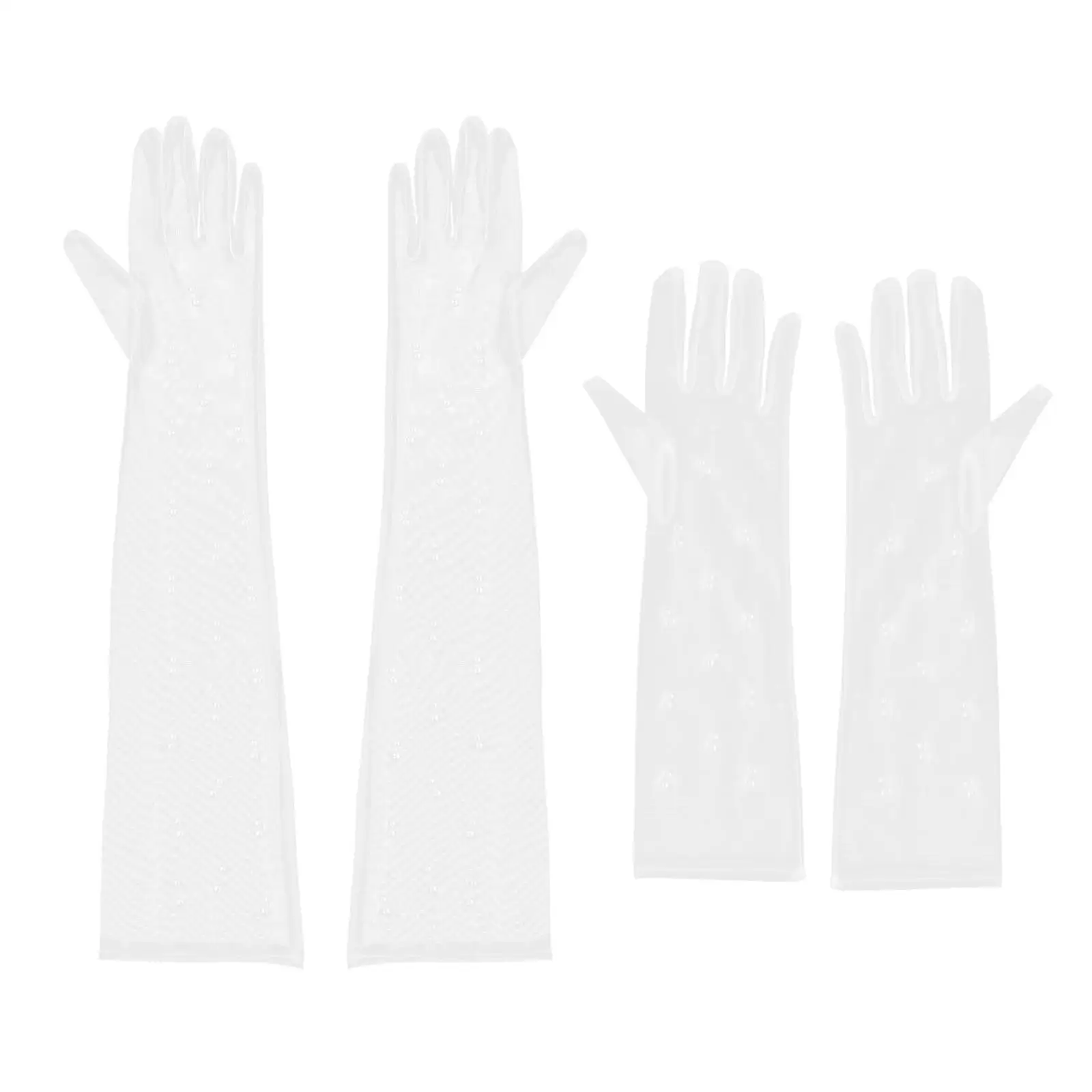 

Женское свадебное платье с жемчугом на весь палец, модный костюм для выпускного вечера, накидки на руку, длинные манжеты на запястье для девушек