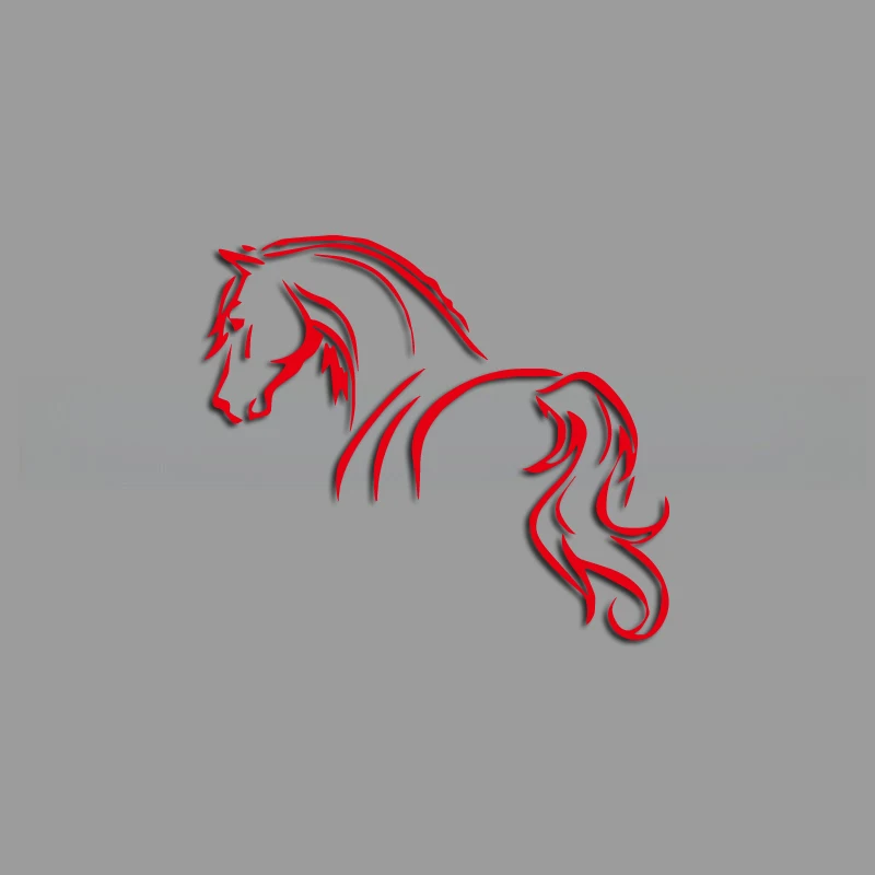 Unruly Horse Comic Stickers: High-Quality Decals for Cars, Trucks, Motorcycles, and Laptops