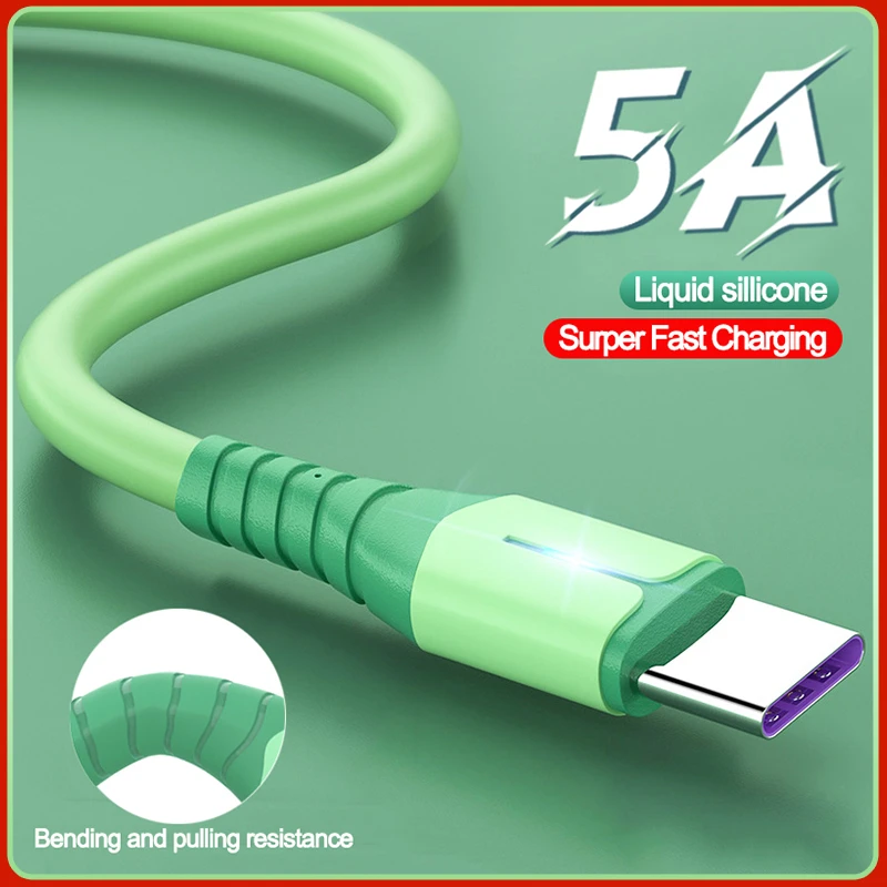  Кабель для быстрой зарядки, 5 А, Micro USB 