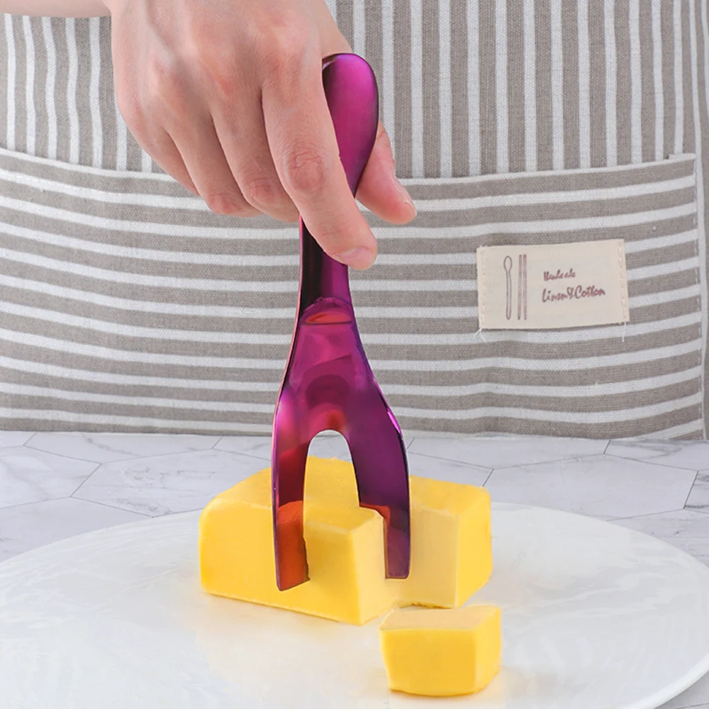 1 PCS Stainless Steel Butter Cutter Cheese Square Knife Dough Tools Eco-friendly Cheese Slicer Kitchen Gadgets