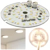 3.94 Inch LED Ceiling Fan Light Kit 3000K/4000K/6500K Dimmable Round LED Light Engine Ceiling Flush Light Replacement Panel 2