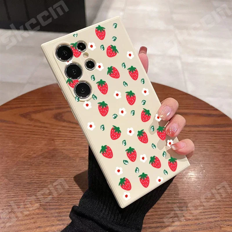 Strawberry Pattern Phone Case Cover