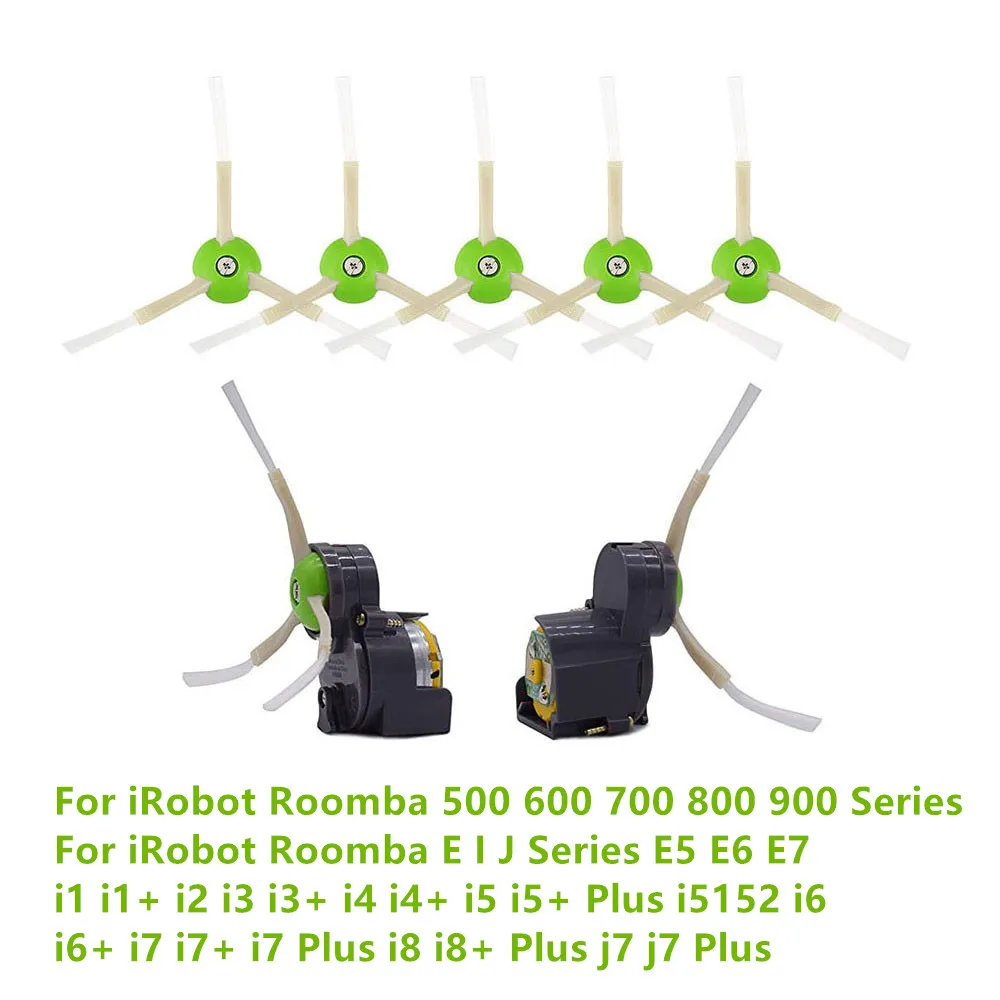 Side Brushes Motor For iRobot Roomba 500 600 700 800 900 Series 530 610 790 890 964 Side Brush For iRobot i3 i4 i5 i7 i7+ i8 j7 motor carbon brush carbon brush carbon