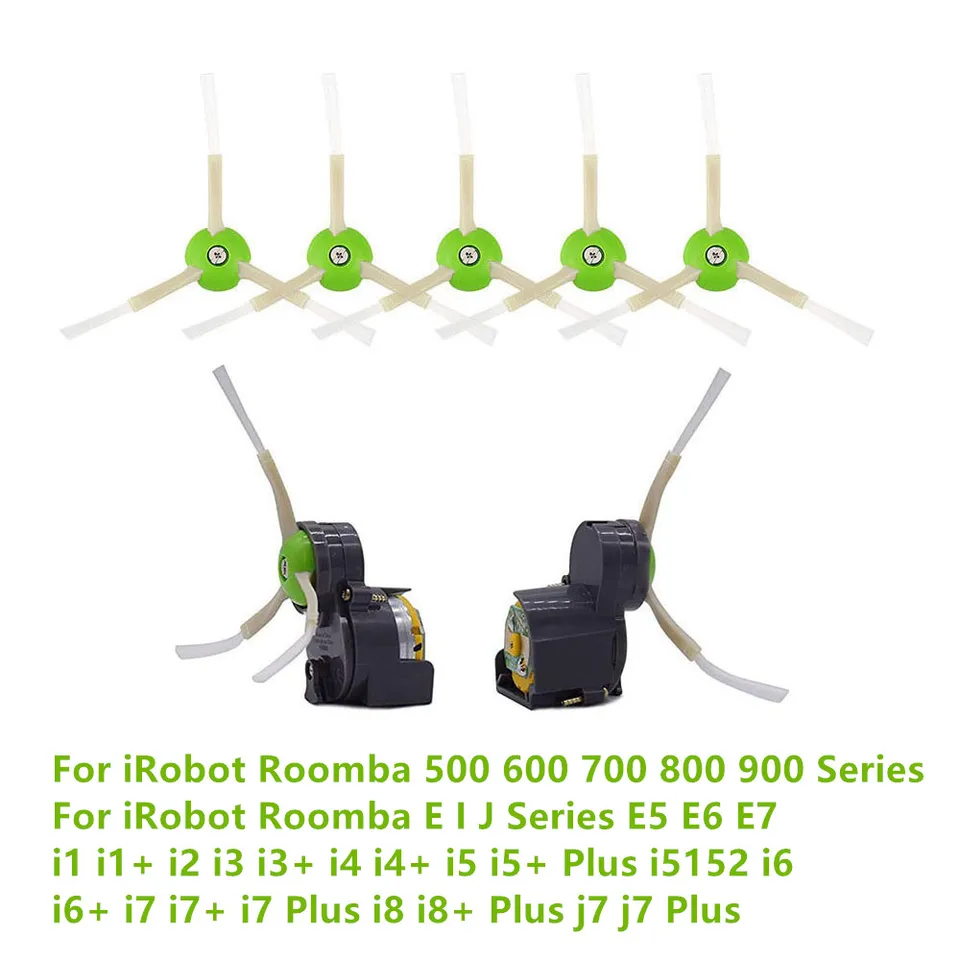 Spazzola laterale per iRobot Roomba serie i e i7 i7+ Plus i8 i3 i6+/Plus E5 E6 E7 5150 6198 7150 7550 Robot aspirapolvere