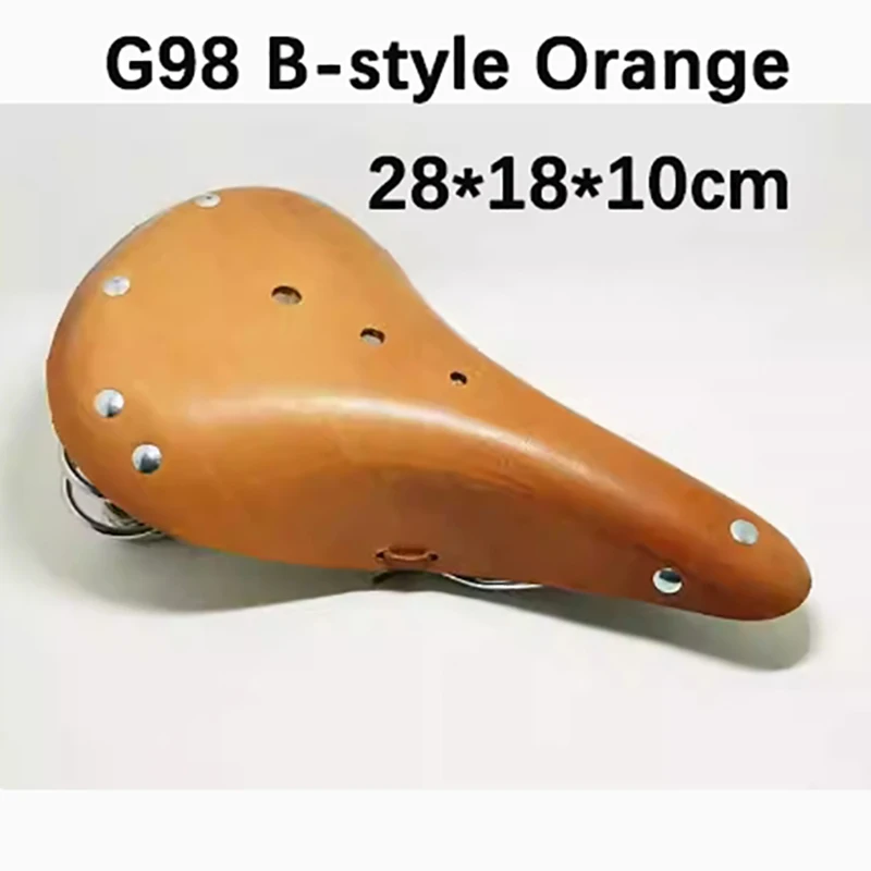 Cow Leather Saddle Bicycle Seat Cushion For Road Bike MTB