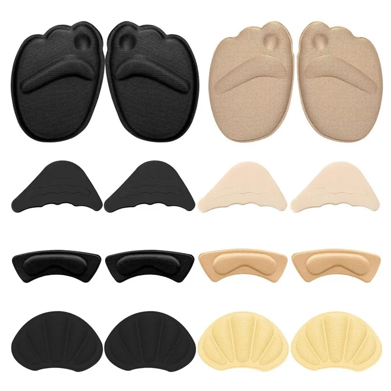 Anti-wear Forefoot Pad Heel Paste Half Pad Anti-wear Repair Shoes Back Stick Adjustment Shoe Size