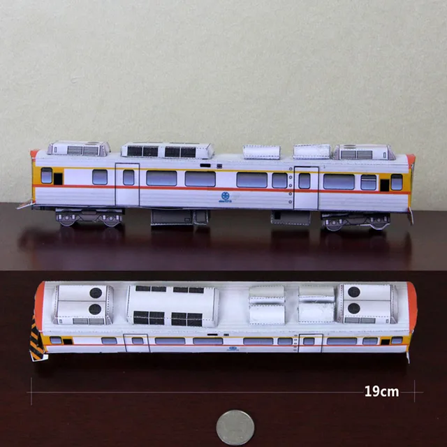 Train Box 3D Paper Model DIY Puzzle Parent-child Manual Class Origami Papercraft Toy 1
