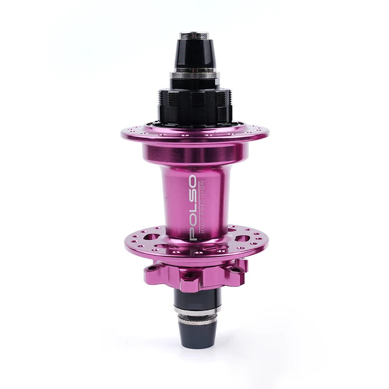 POLSO BMX Racing Hub 36 Holes Disc Brake 6 Pawls 120 Clicks 3/8 x