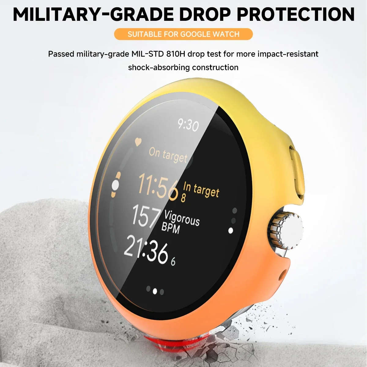 Tempered Glass All-Around Protective Case and Screen Protector