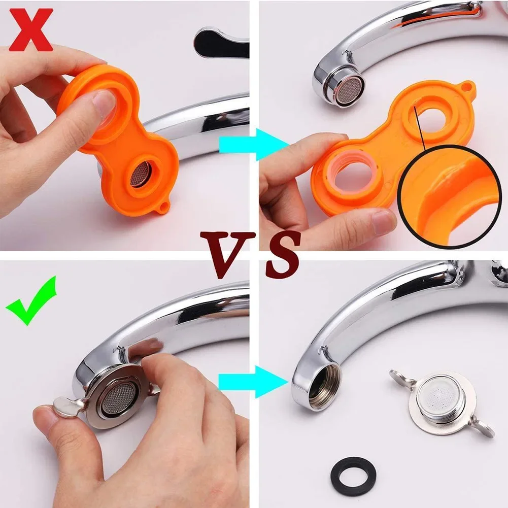 

Практичная насадка для фильтра из латуни M24 аэратор для крана-смесителя, мягкий поток воды снижает затраты на электроэнергию, предотвращая разбрызгивание