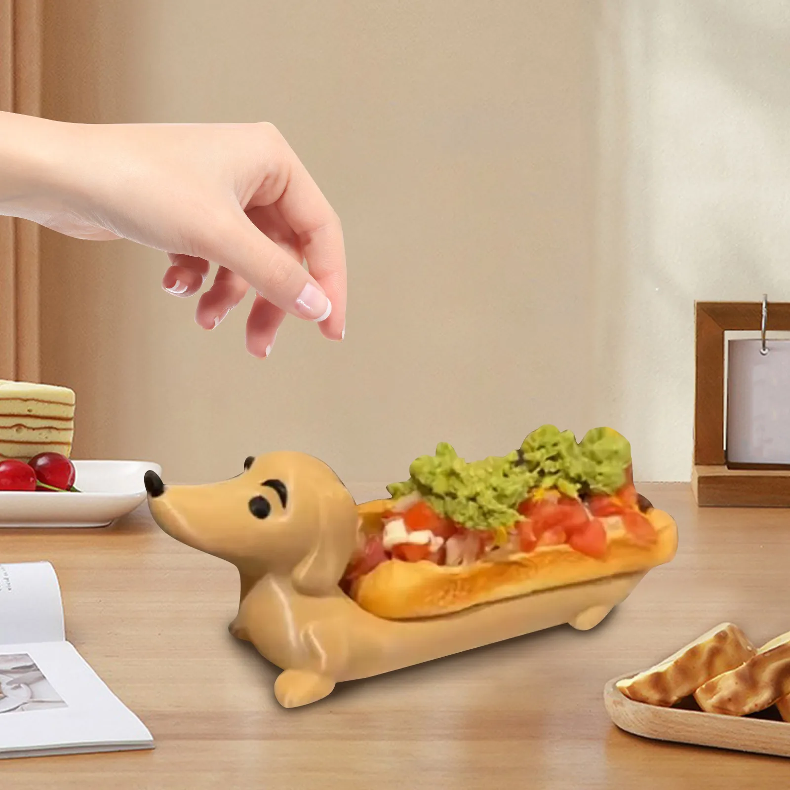cute-dachshund-cube-food-tray-sausage-dog-meal-plate-decor