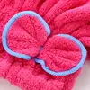 Colors Microfiber Solid Quickly Hair Hat Hair Turban Women Ladies Bathing Drying Towel Head Wrap Hat 6