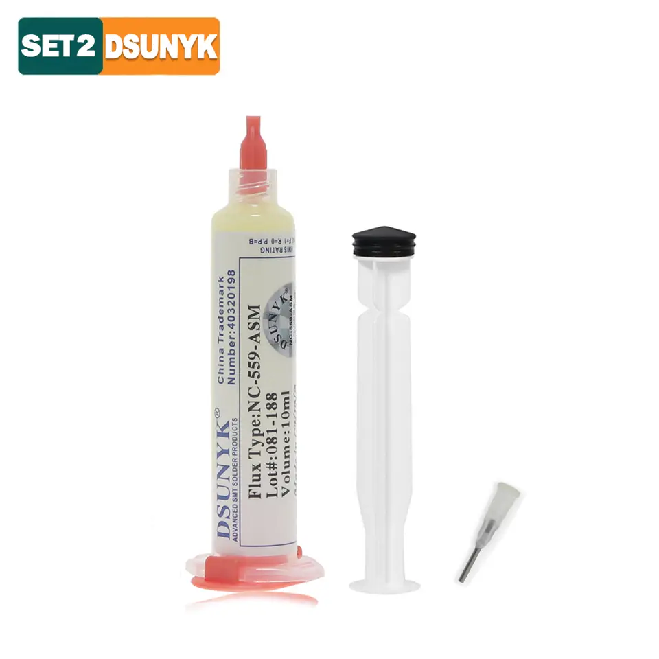 NC 559 Flux Syringe Flux for Soldering High Quality 10cc No Clean Original DSUNYK 559 Welding Flux Soldering for Electronics image 7