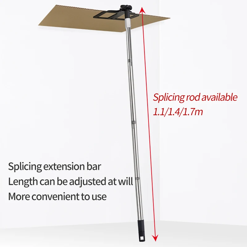 Baffle Holder 1.1M 1.4M 1.7M Extension Rod 360 Degree Rotation For Paint Color Separation Prevent Splashing Tools