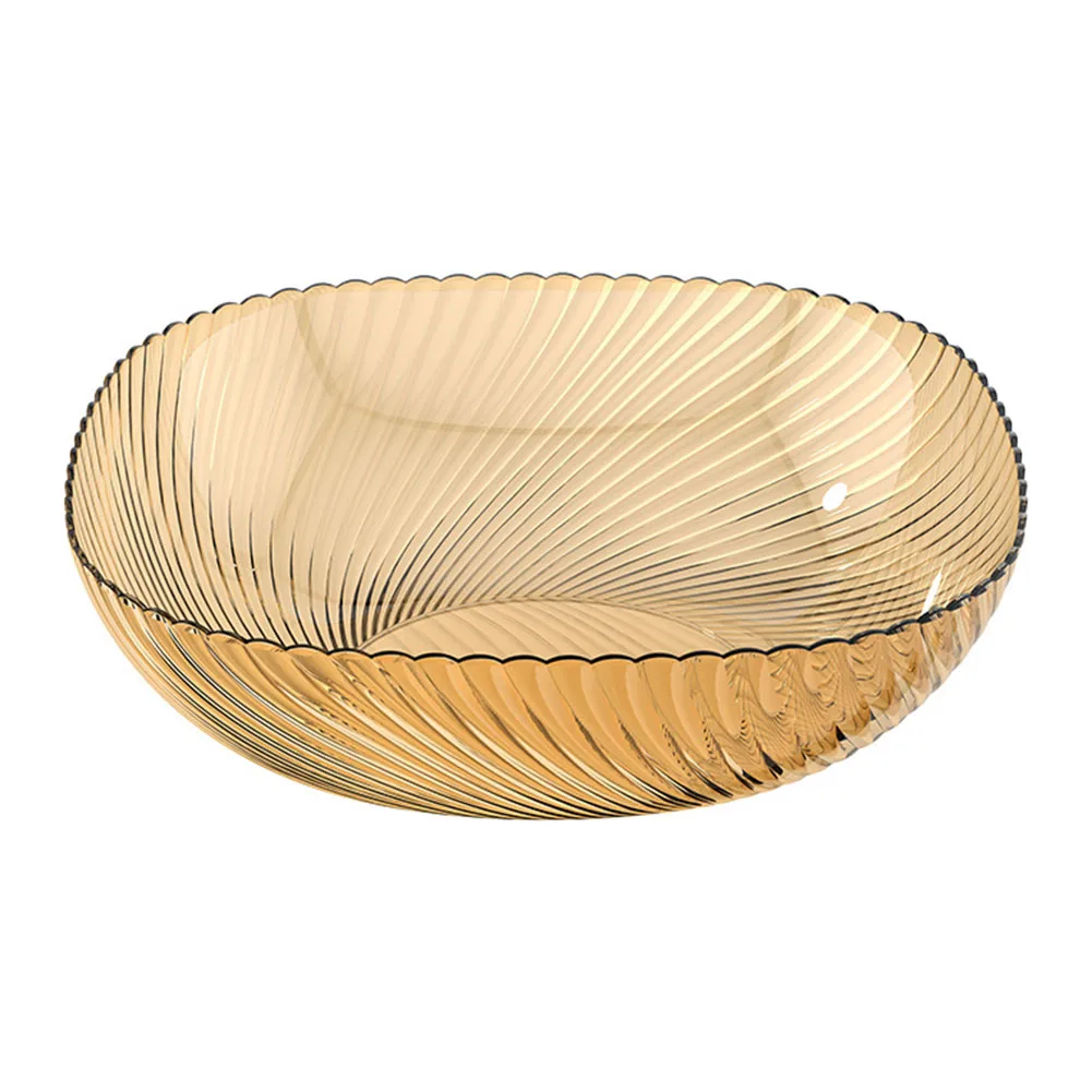 

Holder Fruit Tray Organizer Reusable Salad Bowl Snacks 23.5x7cm Fruit Plate Kitchen Accessories Large Capacity