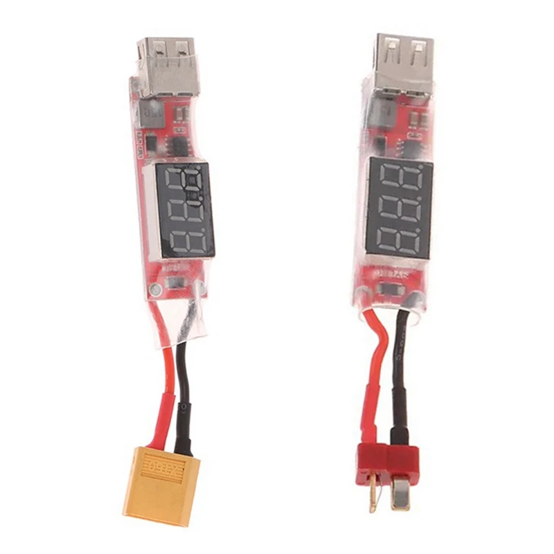 

Преобразователь литиевой батареи 2S-6S для зарядного устройства USB с индикатором напряжения, плата адаптера для защиты функций телефона, прочный XT60