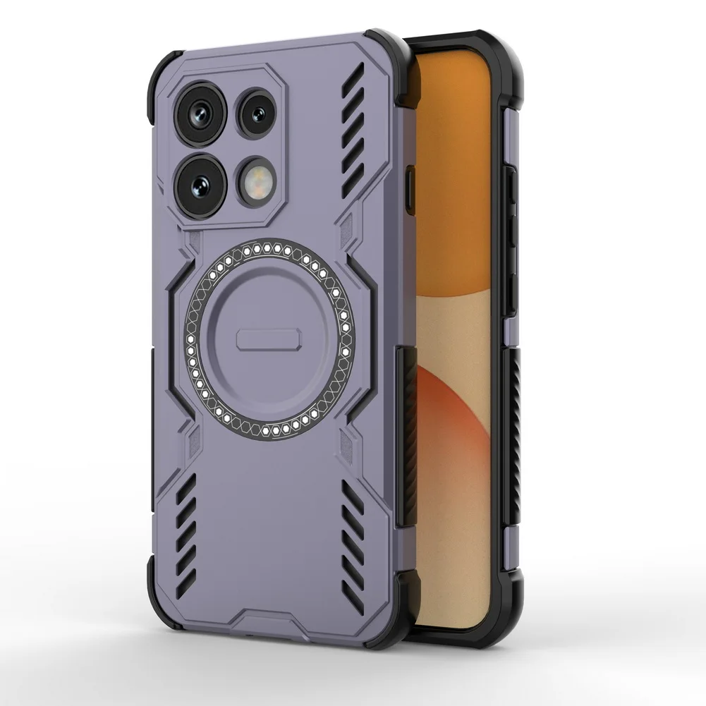 Cooling and Breathable Magnetic Ring Phone Case with Heat Dissipation