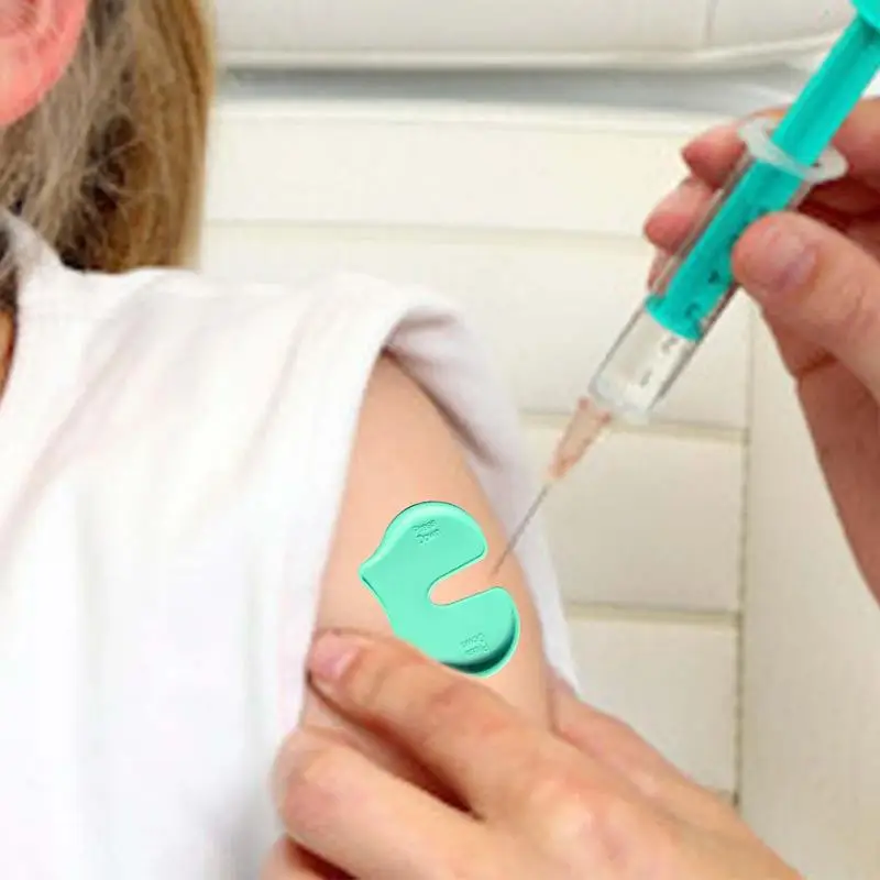 4 Pieces Shot Helper Sore Blocker Device Minimized Immunizations And