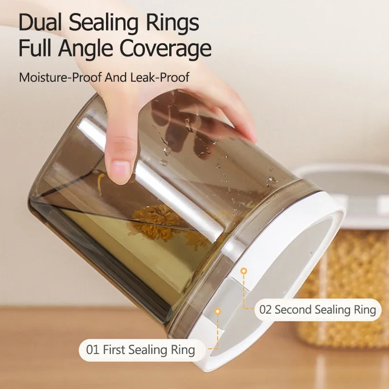 Baby milk powder sealed storage tank with magnetic suction spoon three capacities optional portable snack seasoning tank baby food storage containers baby milk powder dispenser portable food storage box