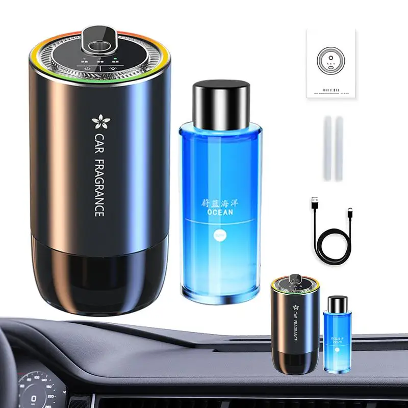 

Car Air Freshener Auto Intelligent Sensor Scents Diffuser with Colorful Lights Car Fragrance Perfume Spray Aromatherapy Diffuser