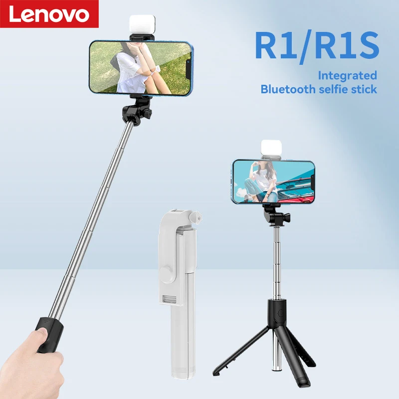 Selfie stick wireless tripod stand with light bluetooth remote for mobile phone live streaming Lenovo