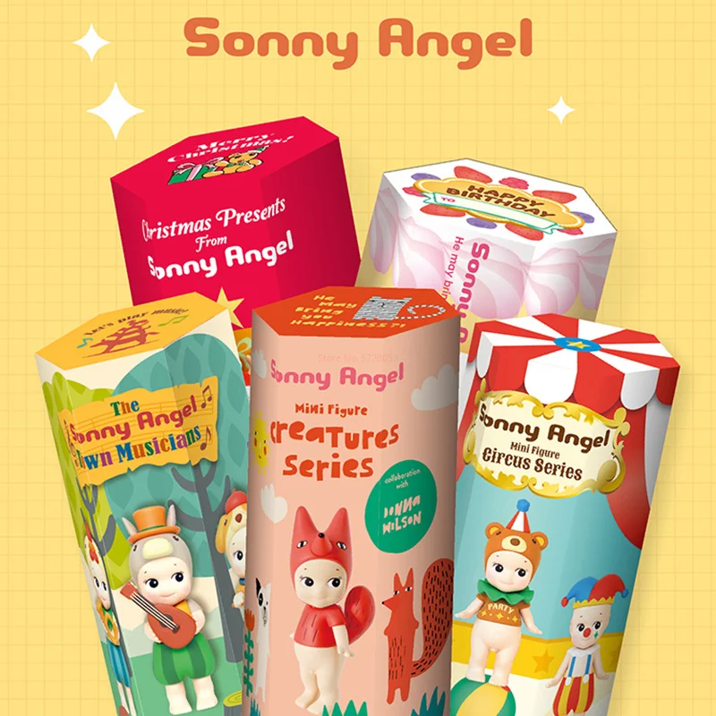 

Sonny Angel Blind Box Multiple Series Animal Cartoon Mystery Box Computer Decor Anime Figures Doll Toy Cute Surprise Box Gift