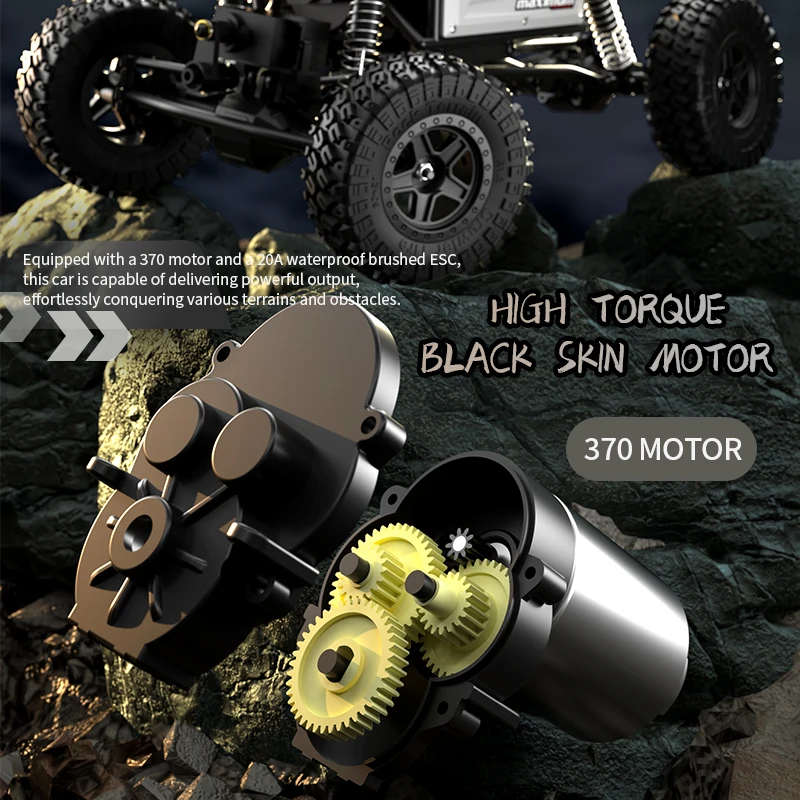 Rock Crawler RC 4WD 12km/h 40min 2.4GHz Tout Terrain