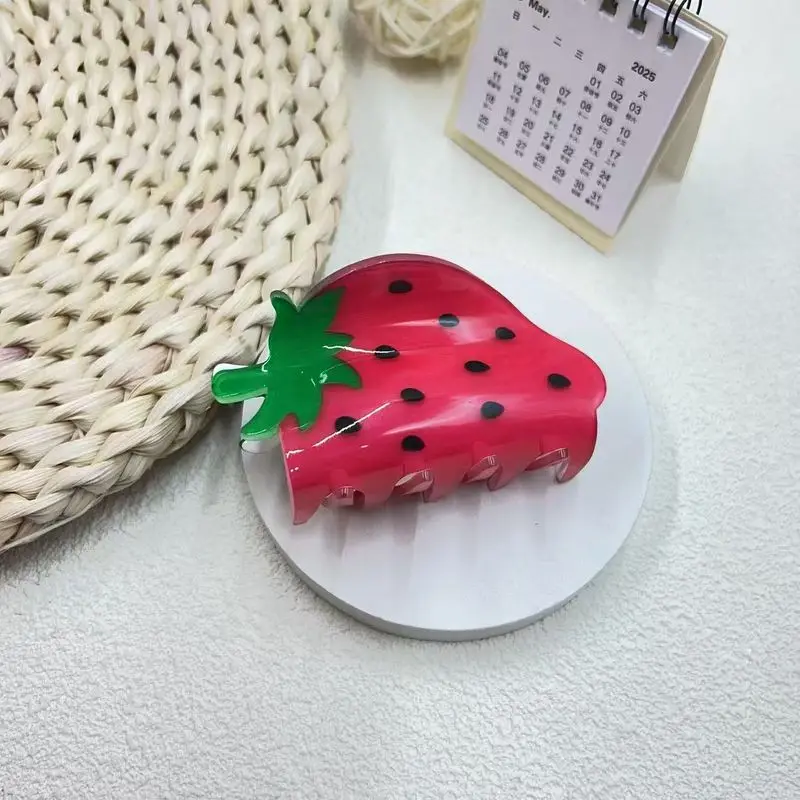 1 Stück Obstclip im koreanischen Stil, Haarspange für die Rückseite des Kopfes, High-End-Haifischenclip, Haarspange, Haarnadel-Haar-Accessoire – Detail 8