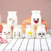 1Pcs Wishing Bottle Mini Yogurt Pudding Glass Bottle Storage Cups with Lid High Temperature Resistant Homemade Y 1