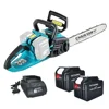 42V Max 16'' Brushless Cordless Chainsaw Electeic Saw Garden Woodworking Cutter Handheld Power Tools For Makita 18V Battery 1