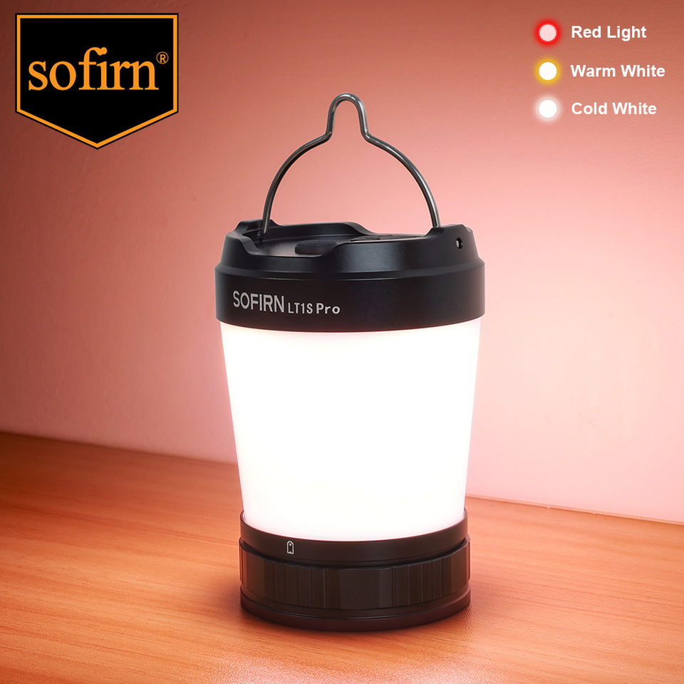 Sofirn LT1S USB C 21700 Rechargeable Camping Light Powerful Torch Portable Emergency Lantern 2700K-6500K with Reverse Charging