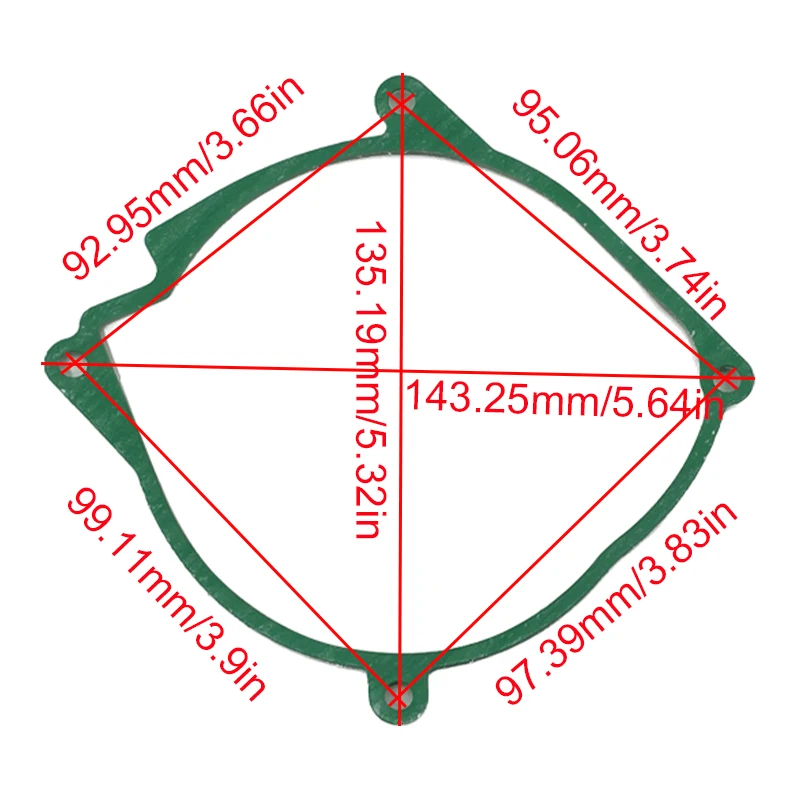 1/2/5/10/20/50X Burner Gasket Diesel Parking Heater Burner Combustion Chamber Gasket For Eberspacher Airtronic 5KW D4 D4S Heater burner gasket