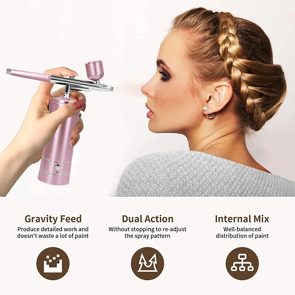 Portable Metal Nano Steam Gun for Skin Care and Sterilization