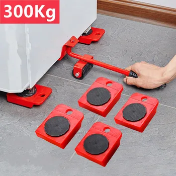 Set di rulli per il trasporto in movimento dei mobili Set di strumenti per la rimozione del sollevamento in movimento Set di strumenti manuali per lo spostamento della barra delle ruote