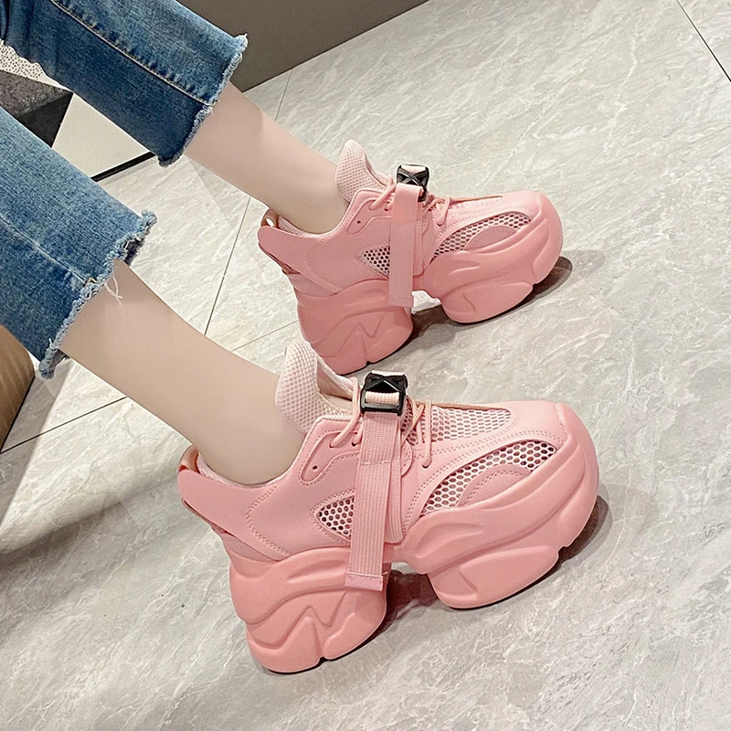 Shoes for Women 2023 Hot Sale Lace Up Women's Vulcanize Shoes Summer