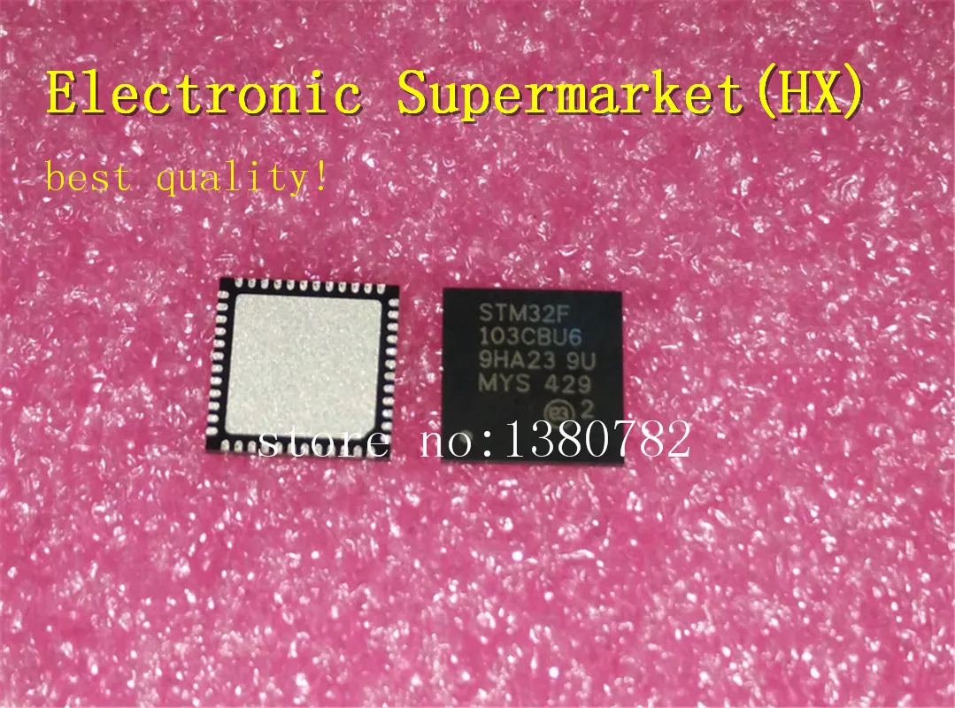 

50 шт./лот STM32F103CBU6 QFN48 100% новая Оригинальная фотография фото!