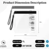 1pcs Luggage Transparent Travel Use Leakproof Flight Make Up Waterproof For Women Reusable Airport Security Toiletry Bag 6