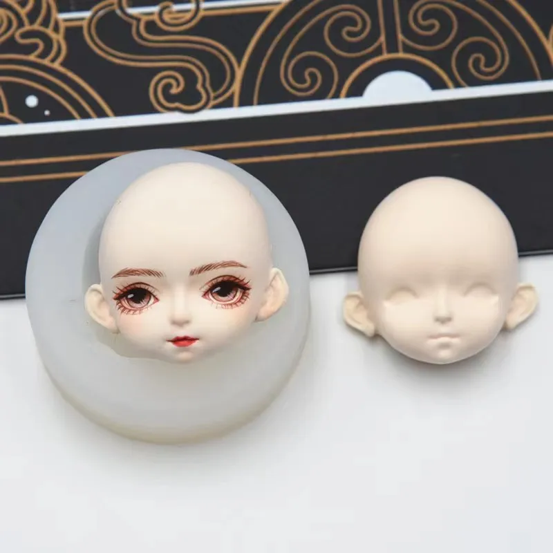 Clay Molds Crafts 3D Silicone Face Body Mold For Air Dry Clay Molding