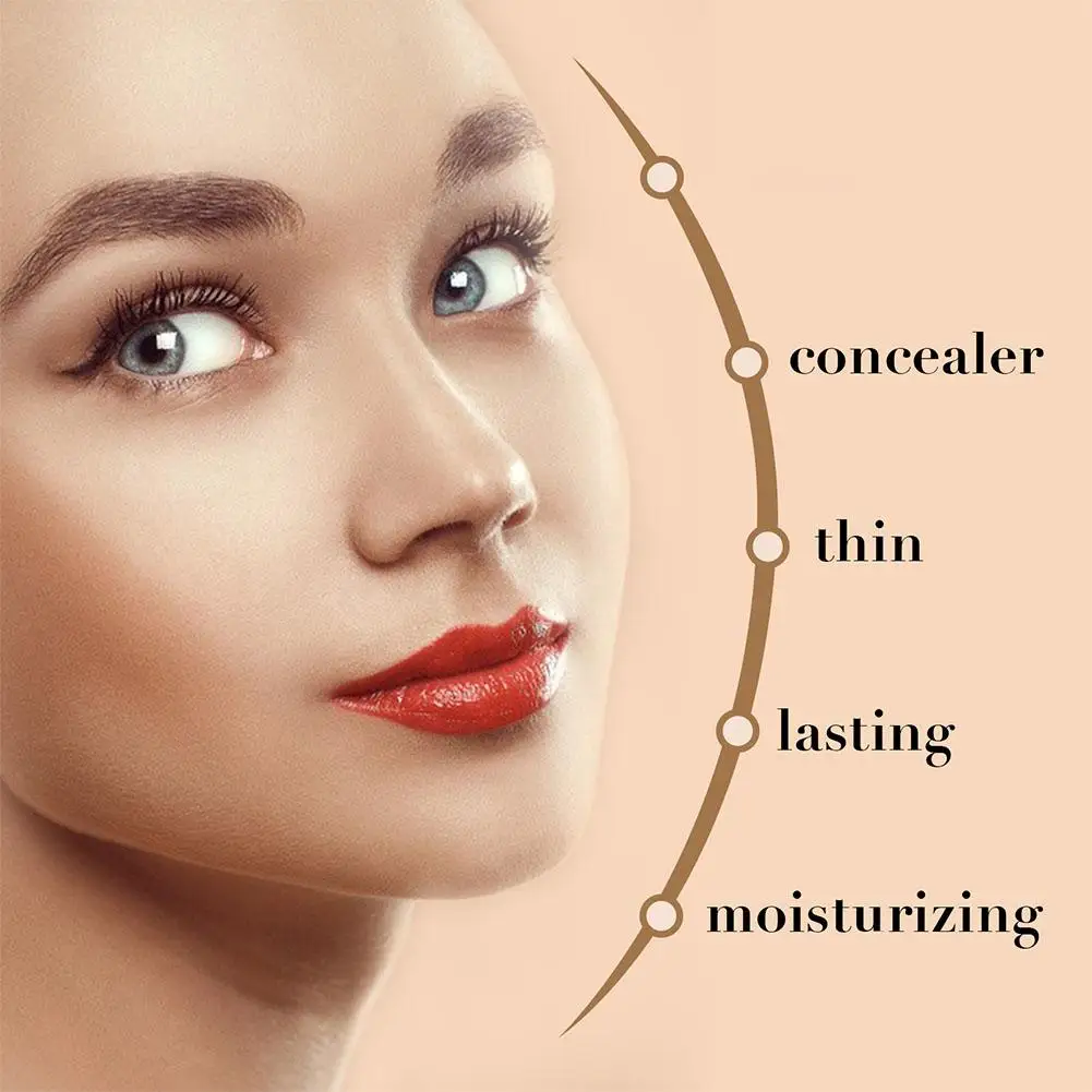 BB Cream Mushroom Head Air Cushion CC Cream With Powder Puff Moisturizing Brightening Foundation Concealer Base Makeup Cosmetics