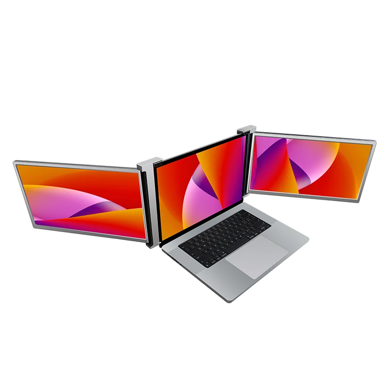 15 inch Portable Triple-screen Monitor Laptop Expansion