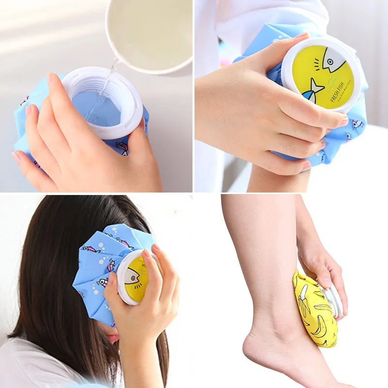 Water Filling Cloth Ice Pack Cartoon Cute Cooling Ice Pack Cold And Hot Physiotherapy Exercise Physical Cooling Cloth