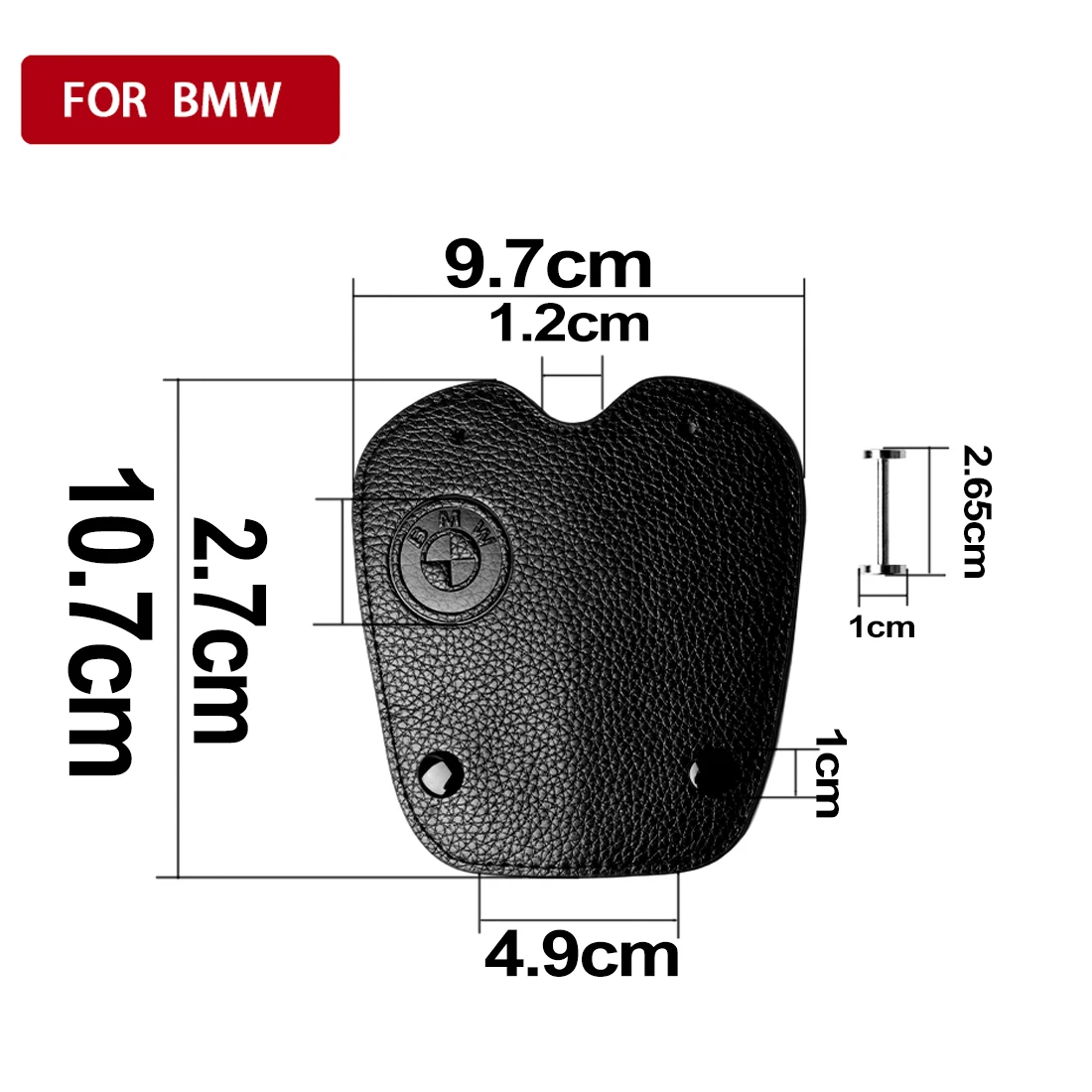 YSBXITU Key Fob Cover For BMW E38 E39 E46 E53 E60 E63 E83 X3 X5 3 5 7 Series - Aluminum Alloy Case - View #9