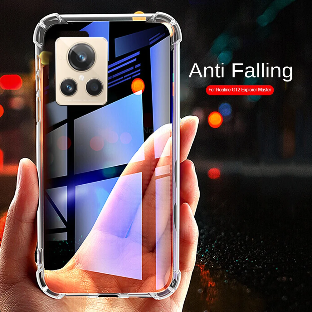 Realmi Gt2 Explorer Master Case Cover Posteriore Trasparente Per Telefono Per Realme Gt 2 Master Explorer Edition Conchiglie Antiurto In Silicone